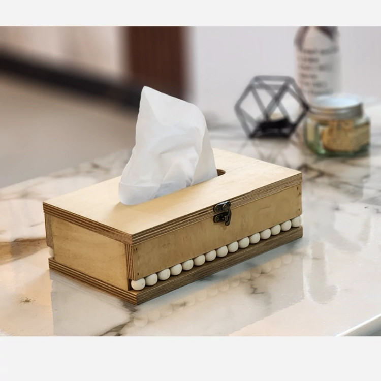 جعبه دستمال کاغذی مهره ای